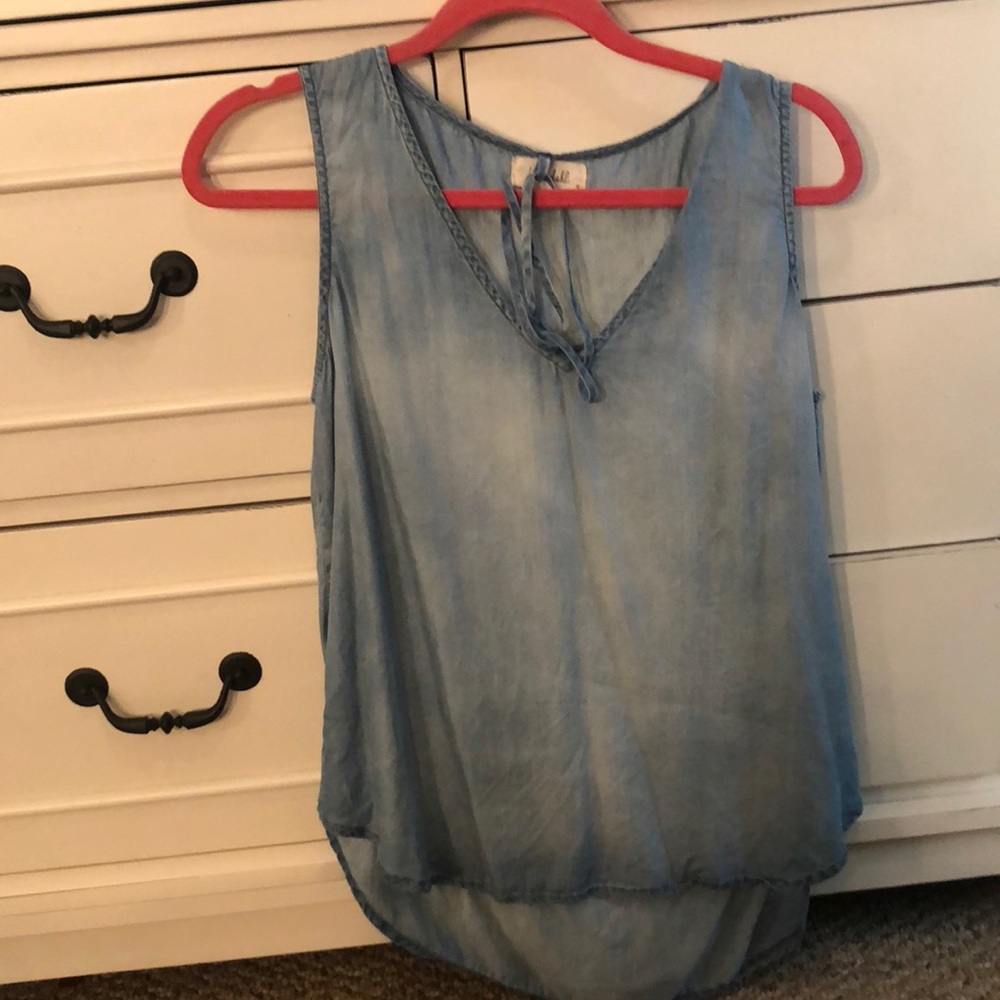 Light washed Tank Top